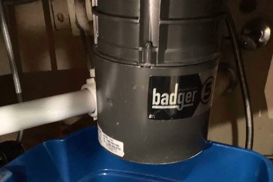 Replacing kitchen garbage disposal