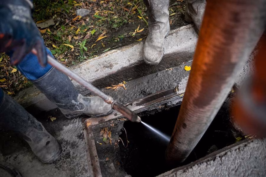 Hydro jetting drain cleaning