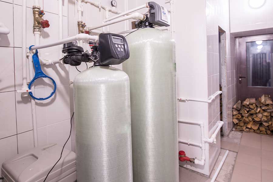 Water softener system setup