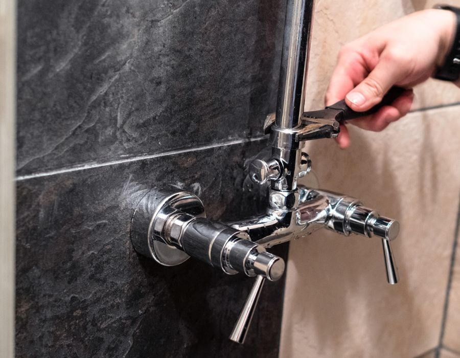 Bathroom shower valve replacement
