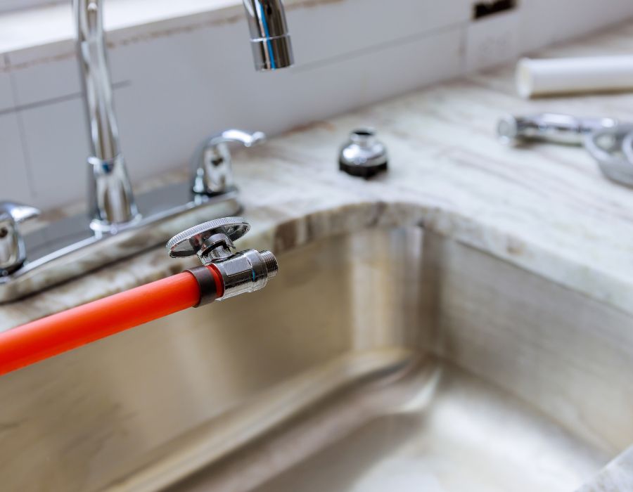 Installing new sink in kitchen
